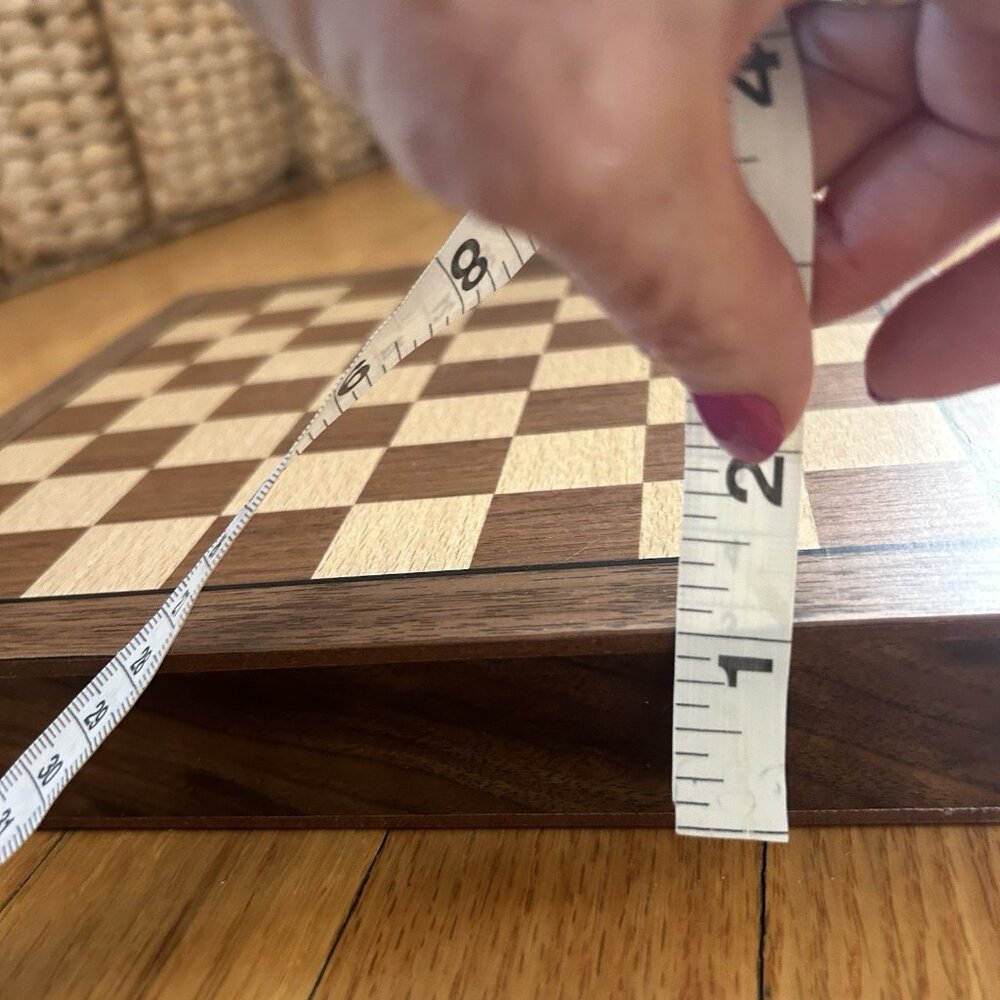 Travel Magnetic Chess Board 10" Game Wooden NWOT Strategy Classic Thinking skill - Picture 7 of 10